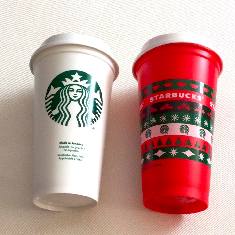 Starbucks Reusable Cup Set - Original & Holiday